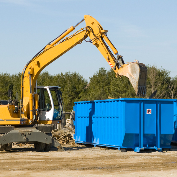 is there a minimum or maximum amount of waste i can put in a residential dumpster in Roland